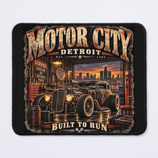 Item preview, Motor City Detroit – Built to Run designed and sold by DesignManufaktur.