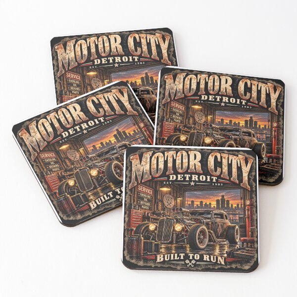 Item preview, Motor City Detroit – Built to Run designed and sold by DesignManufaktur.