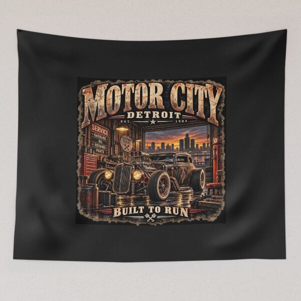 Item preview, Motor City Detroit – Built to Run designed and sold by DesignManufaktur.