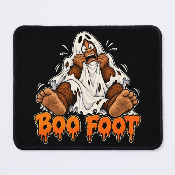 Item preview, Boo Foot Bigfoot Ghost Sasquatch Halloween Funny designed and sold by TheEndDesign.