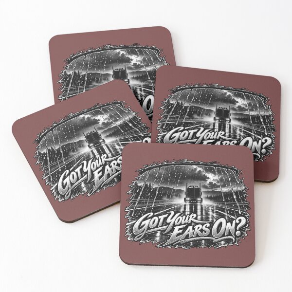 Item preview, Got Your Ears On? Rainy Highway Trucker designed and sold by NomadForge.