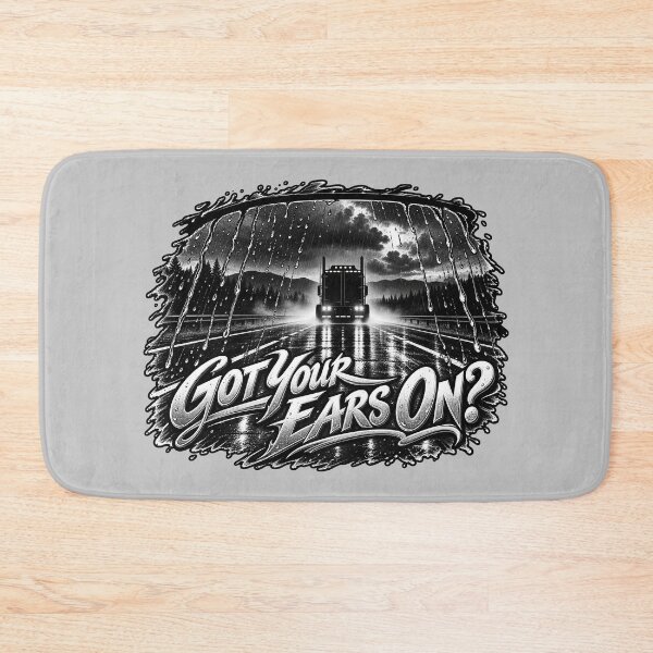 Item preview, Got Your Ears On? Rainy Highway Trucker designed and sold by NomadForge.
