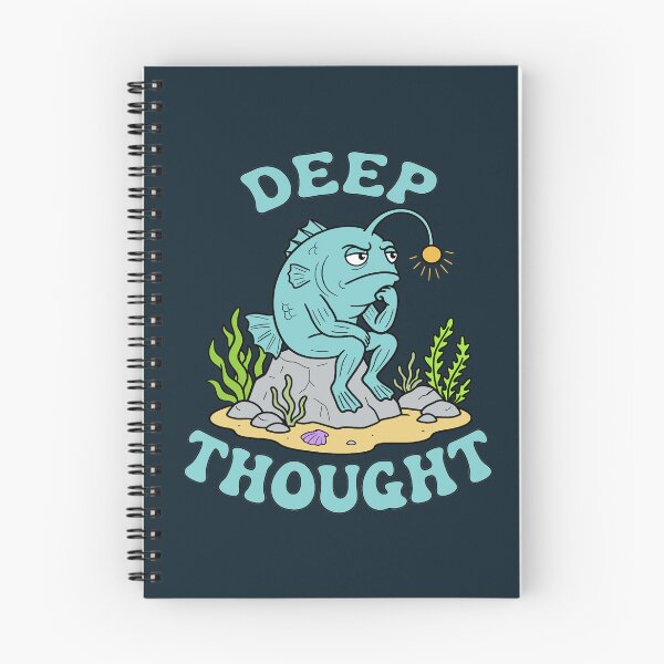 Item preview, Deep Thought - Pensive Anglerfish designed and sold by Regal Rev.