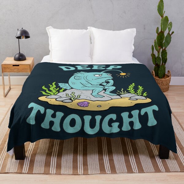 Item preview, Pensamiento profundo - Pez pescador pensativo designed and sold by Regal Rev.