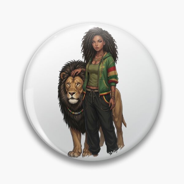Item preview, Mujer Rastafari León Raíces Reggae designed and sold by CHRIST5000.