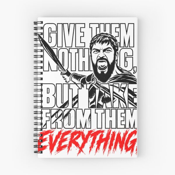 Item preview, Leonidas Take Everything — Black Red designed and sold by Anna Brizuela.