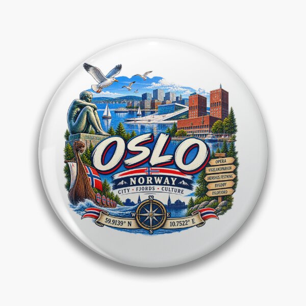 Item preview, Oslo Norway – Fjord Opera & Viking Culture designed and sold by Wandervogel123.