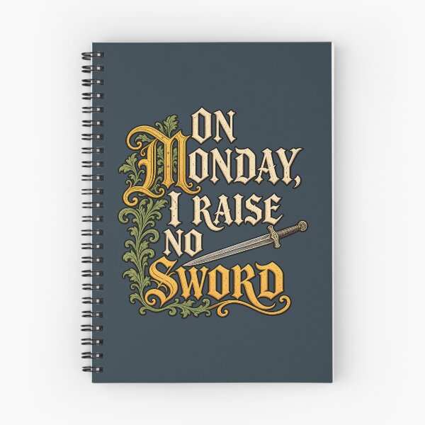 Item preview, On Monday I Raise No Sword designed and sold by tomperys.
