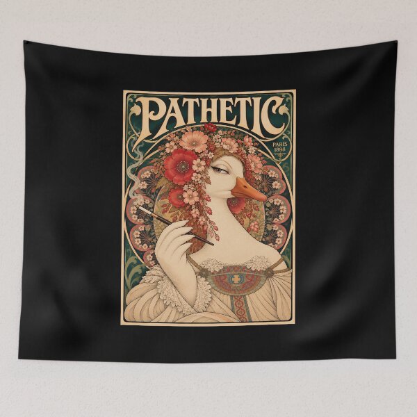 Item preview, Pathetic Duck Art Nouveau Vintage Poster designed and sold by ValentinaHramov.