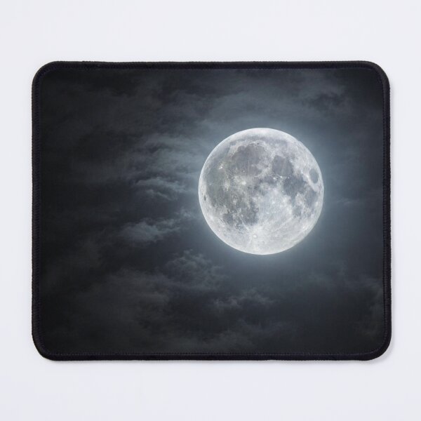 Item preview, Silver Lining, The Full Moon Through Dark Clouds designed and sold by Astute-Artio-Photography.