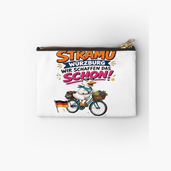 Item preview, StraMu Würzburg Wir Schaffen Das Schon Duck Bicycle T-Shirt designed and sold by Sushikidsntoddlers.