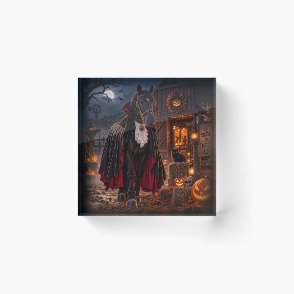 Item preview, Vampire Horse – Spooky Western Halloween designed and sold by  QuarterHorseArt by Just my Studio.
