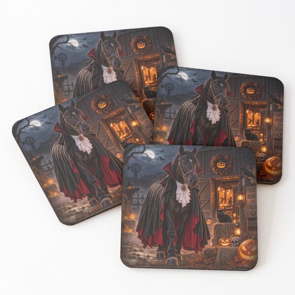 Item preview, Vampire Horse – Spooky Western Halloween designed and sold by  QuarterHorseArt by Just my Studio.
