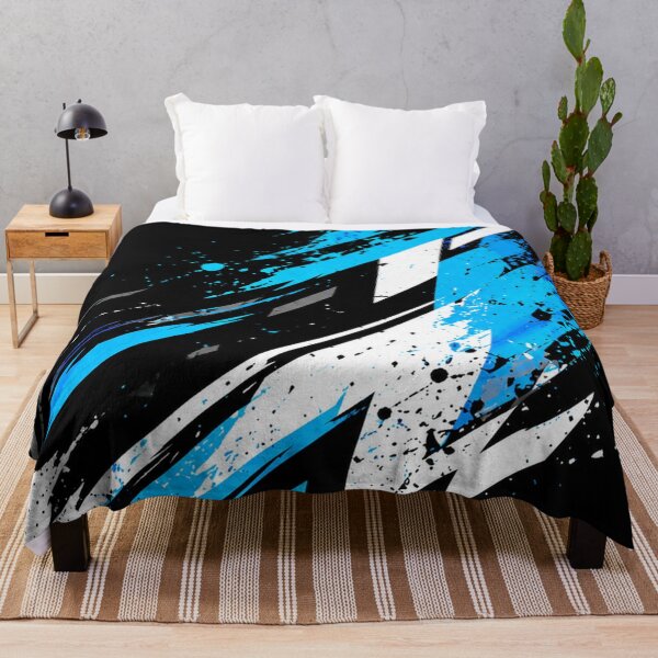 Item preview, Electric Blue Gaming Energy – Abstract Cyberpunk Splash Design designed and sold by NBT-NOVA.