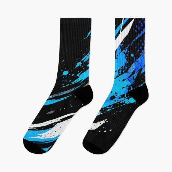 Item preview, Electric Blue Gaming Energy – Abstract Cyberpunk Splash Design designed and sold by NBT-NOVA.