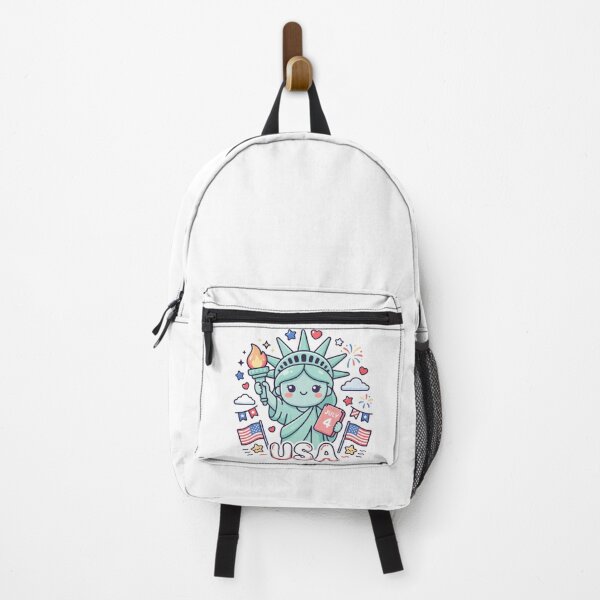 Item preview, Cute USA Liberty Kawaii Doodles designed and sold by Amir Faysal.