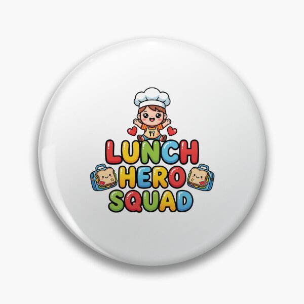 Artikelvorschau, Lunch Hero Squad Lunch Lady Food Service entworfen und verkauft von ArtDesignTp.