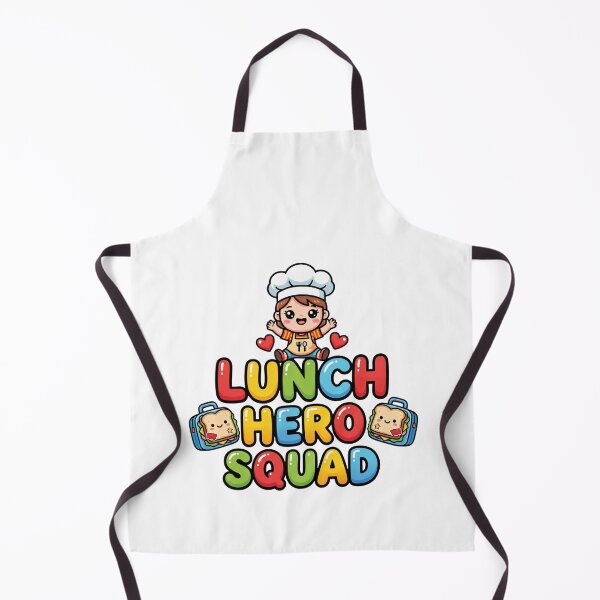 Artikelvorschau, Lunch Hero Squad Lunch Lady Food Service entworfen und verkauft von ArtDesignTp.