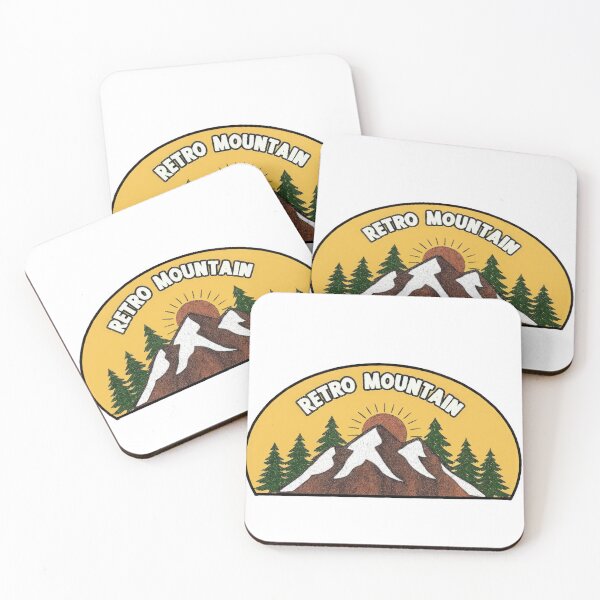 Item preview,  Retro mountain with trees  vintage Art designed and sold by Expressions-Sel.