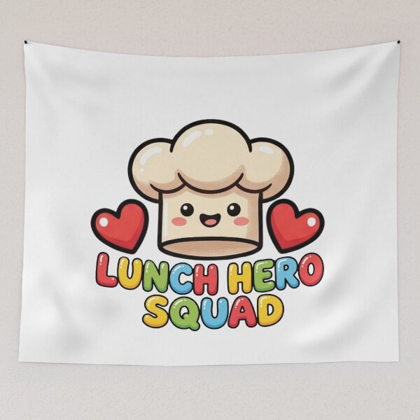 Item preview, Lunch Hero Squad School Food Service designed and sold by ArtDesignTp.