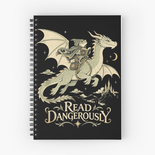 Item preview, Read Dangerously Frog Wizard Dragon Reader designed and sold by TadeoNivar.