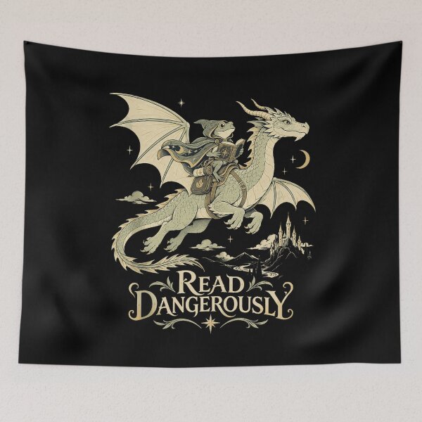 Aperçu de l'œuvre Lisez Dangerously Frog Wizard Dragon Reader créée et vendue par TadeoNivar.