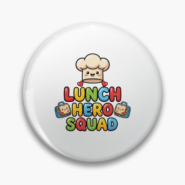 Artikelvorschau, Lunch Hero Squad – Lustige Schulkantinenfrau entworfen und verkauft von ArtDesignTp.