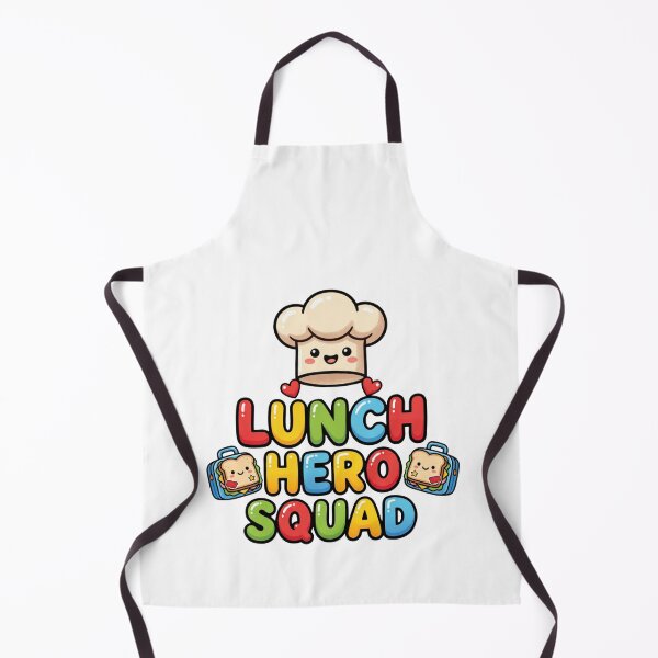 Artikelvorschau, Lunch Hero Squad – Lustige Schulkantinenfrau entworfen und verkauft von ArtDesignTp.