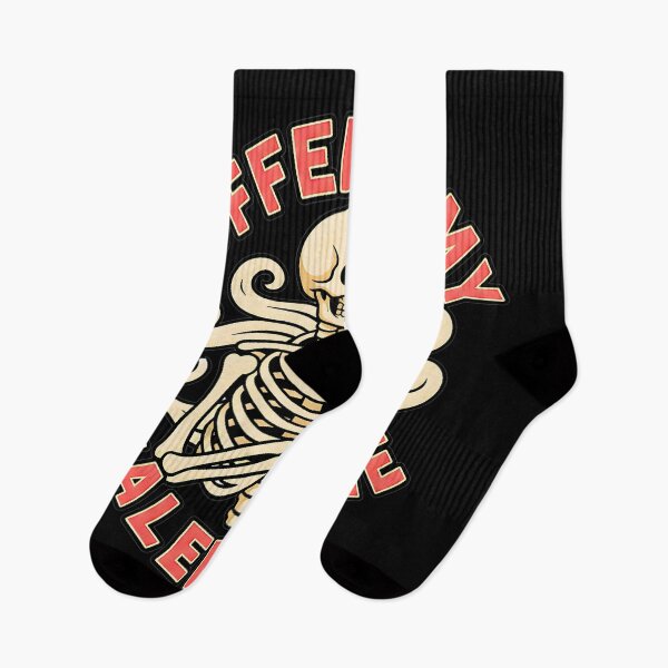 Item preview, Coffee is My Valentine Funny Skull Valentine designed and sold by ArtDesignTp.