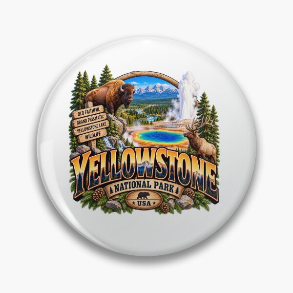 Artikelvorschau, Yellowstone National Park – Geysire Wildnis & Wildlife entworfen und verkauft von Wandervogel123.