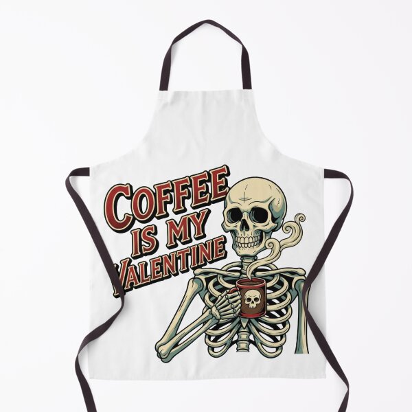 Item preview, Coffee is My Valentine Skeleton Valentine's Day designed and sold by ArtDesignTp.