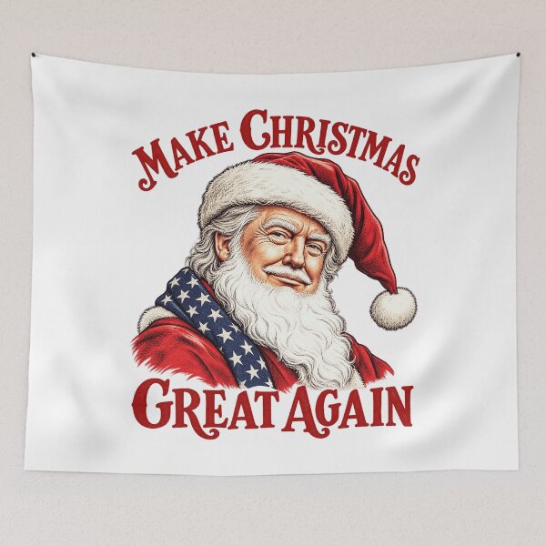 Item preview, Christmas Santa Trump, Make Christmas Great Again designed and sold by LiverEver.
