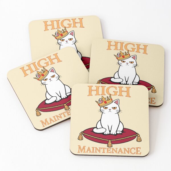 Item preview, High Maintenance - Diva Cat  designed and sold by Regal Rev.