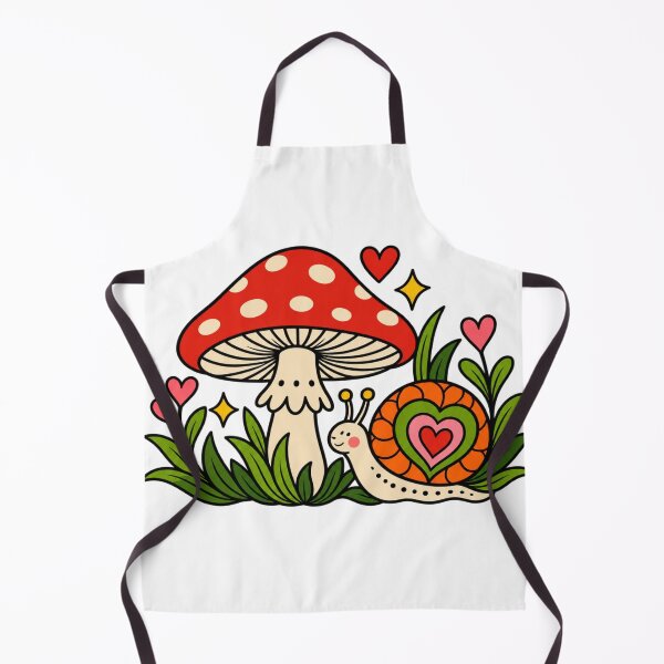 Item preview, Cute Mushroom and Snail designed and sold by mationikeny.