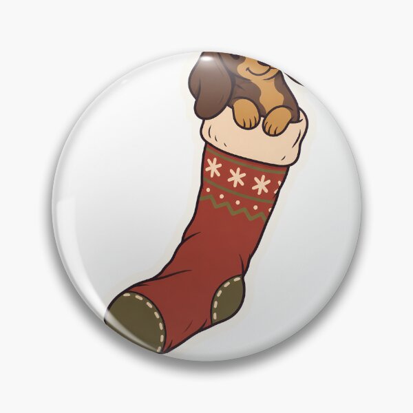 Item preview, Christmas Dachshund Longest Stocking on the Mantel designed and sold by OuqCreations.