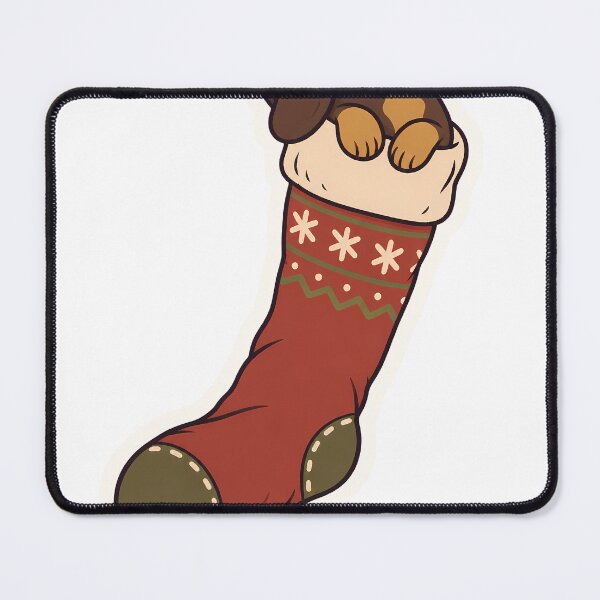 Item preview, Christmas Dachshund Longest Stocking on the Mantel designed and sold by OuqCreations.
