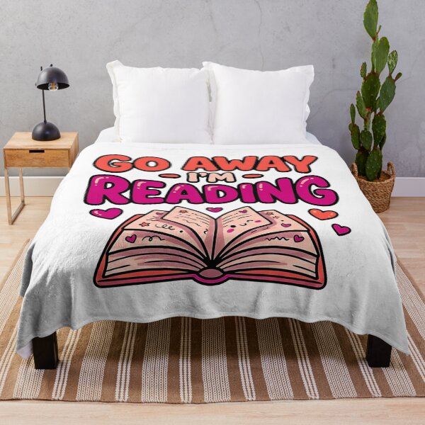 Item preview, Go Away I'm Reading Funny Reading Lover designed and sold by ArtDesignTp.