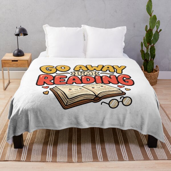 Item preview, Go Away I'm Reading Book Lover Design designed and sold by ArtDesignTp.