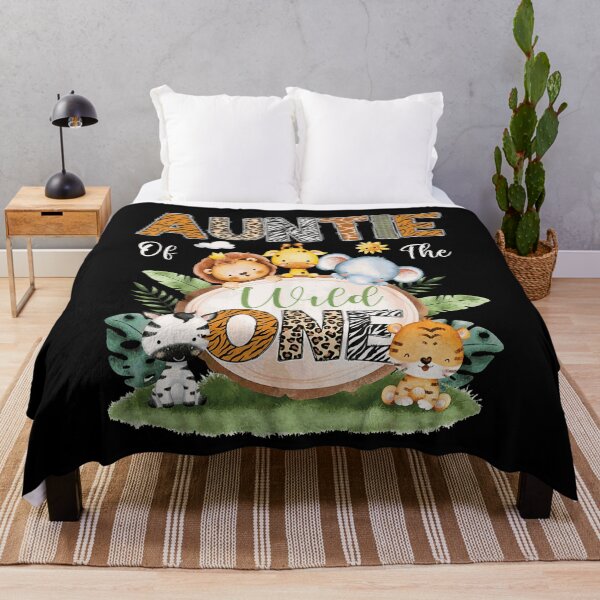Item preview, Auntie of the Wild One Safari Birthday designed and sold by TadeoNivar.