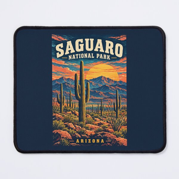 Item preview, Saguaro National Park - Arizona designed and sold by GoodOldVintage.