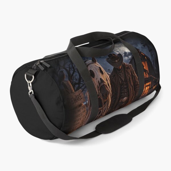 Item preview, Beware – Haunted Cowboy & Ghost Horse Halloween designed and sold by  QuarterHorseArt by Just my Studio.