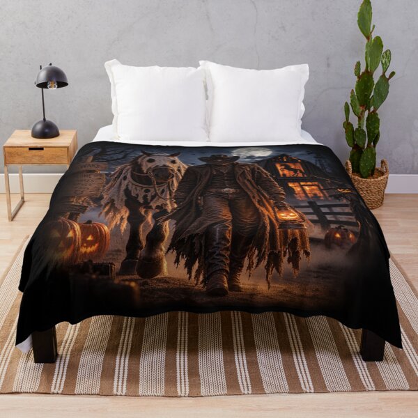 Item preview, Beware – Haunted Cowboy & Ghost Horse Halloween designed and sold by QuarterHorseArt by Just my Studio.