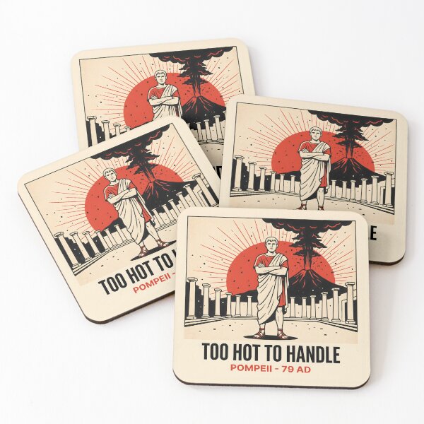 Item preview, Demasiado caliente para manejar - Pompeya, 79 d. C. - Erupción del Vesubio - Ciudadano romano designed and sold by Crónicas del Sol Antiguo.