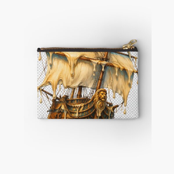 Item preview, Melting Pirate Ship Sailing Through Ocean Waves designed and sold by An Old Mans Art.