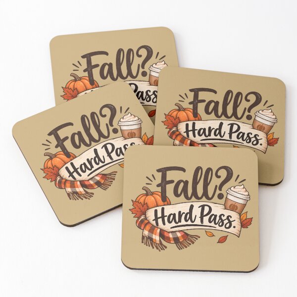 Item preview, Fall? Hard Pass – Funny Autumn Pumpkin Spice Design designed and sold by blankTeeShirt.