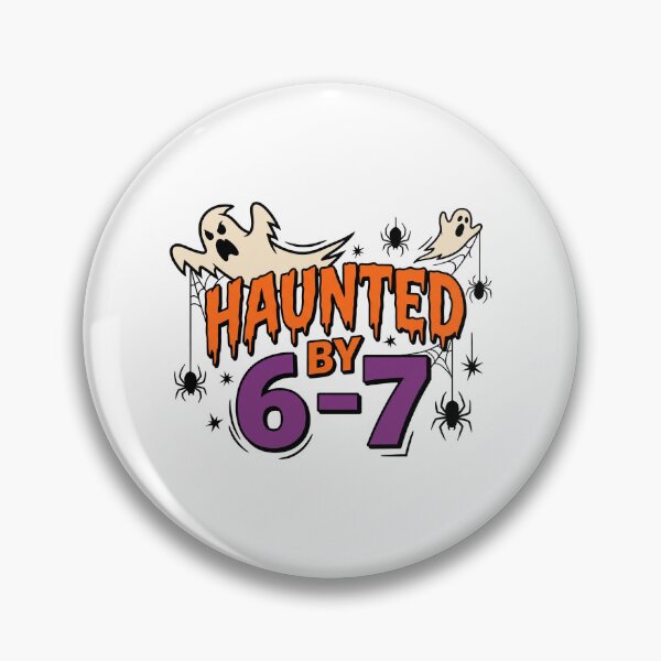 Aperçu de l'œuvre Hanté par 6 7 Mème d'Halloween drôle créée et vendue par ArtDesignTp.