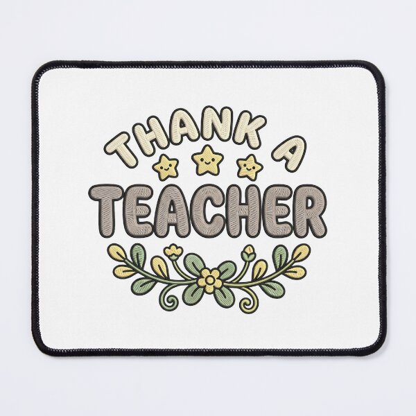 Item preview, Thank a Teacher Gratitude Educator Design designed and sold by ArtDesignTp.