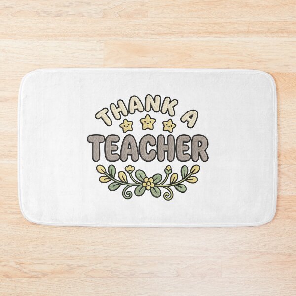 Item preview, Thank a Teacher Gratitude Educator Design designed and sold by ArtDesignTp.