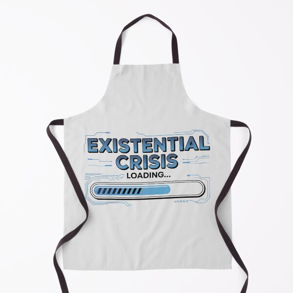 Item preview, Cargando crisis existencial... – Diseño de humor tecnológico y divertido con IA designed and sold by Jollys-ArtShop.