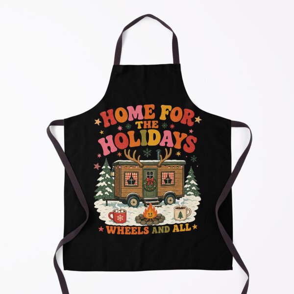Item preview, Home For The Holidays Wheels And All T-Shirt | RV Camper Christmas Tee designed and sold by Design Vibras.